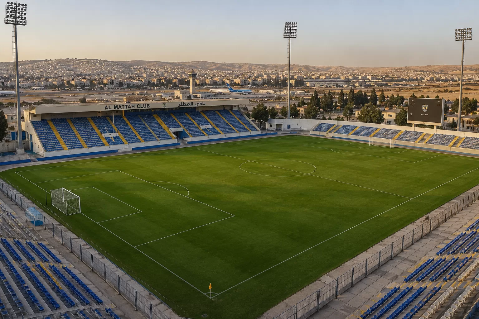 ملعب خماسي — المطار
